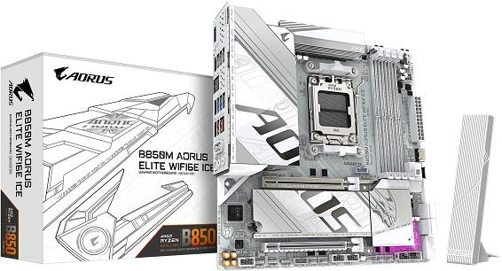 Matična ploča AM5 Gigabyte B850M A ELT WF6E ICE, B850M A ELT WF6E ICE