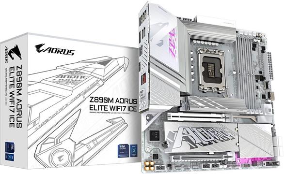 Matična ploča AORUS Z890M ELITE WIFI7 ICE - motherboard - micro ATX - LGA1851 Socket - Z890