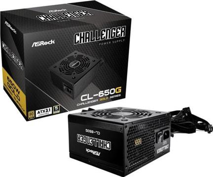 Napajanje ASRock PSU Challenger CL-650G, 650W, 80 Gold