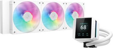AIO Liquid Cooler DeepCool MYSTIQUE 360 ARGB, 360mm, LCD, White