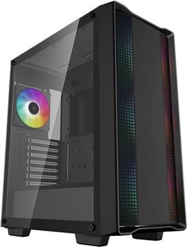 Case DeepCool CC560 ARGB V2, ATX, RGB, Tempered Glass, Black