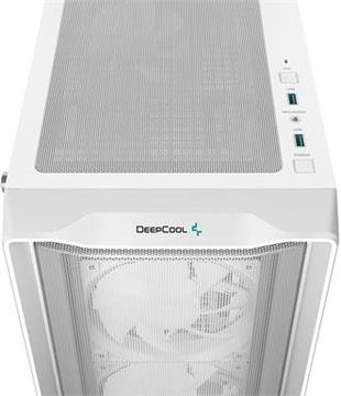Case DeepCool CC560 MESH V2 WH, ATX, Midi-Tower, ARGB, Tempered Glass, White