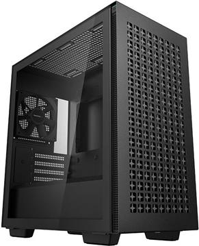 Case DeepCool CH370, Micro-ATX, Tempered Glass, Black