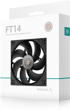 Fan DeepCool FT14 PWM, 140mm, Black
