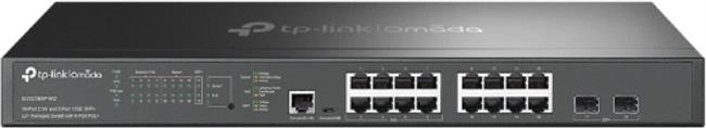 TP-LINK 16-Port 2.5G and 2-Port 10GE SFP+ L2+ Managed switch / switch with 8-Port PoE+