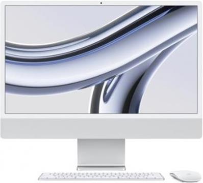 Apple 24-inch iMac with Retina 4.5K display, Nano glass: Apple M4 chip with 10-core CPU and 10-core GPU, 256GB SSD, 16GB - Silver