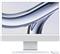 Apple 24-inch iMac with Retina 4.5K display, Nano glass: Apple M4 chip with 10-core CPU and 10-core GPU, 256GB SSD, 16GB - Silver