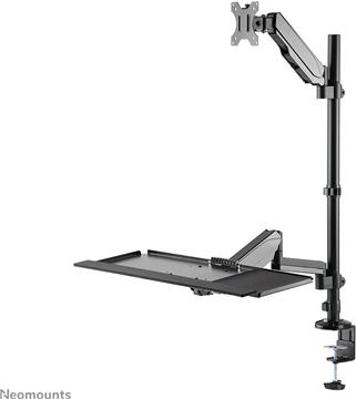 Neomounts FL15-625BL1, nagibni i okretni podni stalak za tablete 7.9"-11", crni