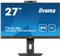 Monitor iiyama ProLite XUB2790QSUH-B1, 27" QHD IPS, 100Hz, 0.4ms, HDMI, DP, USB-C, KVM, zvučnici, pivot, crni