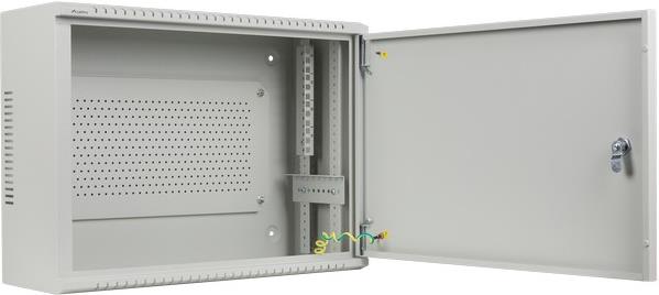 Ormar zidni 19" 7U/4U hor+3U vert - 540(š)x400(v)x200(d) mm, svjetlo sivi (RAL 7035)