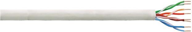 U/UTP kabel Cat.5e 4x2xAWG24/1 solid Cu, PVC, sivi - pak. 100m (cijena po metru, prodaja na kolut)