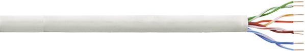 U/UTP kabel Cat.6 4x2xAWG23/1 solid CCA, PVC, sivi, pak. 100m (cijena po metru, prodaja na kolut)