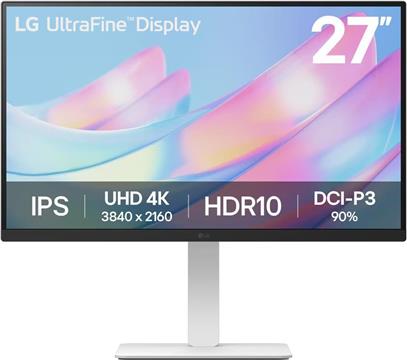 Monitor LG 27" LED IPS, 27US550-W, DP, 2xHDMI, 4K, HAS