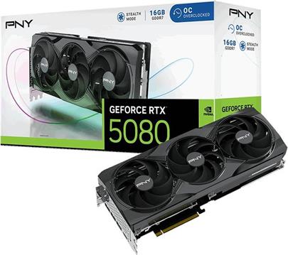 Grafička kartica PNY GeForce RTX 5080 Overclocked 16GB GDDR7
