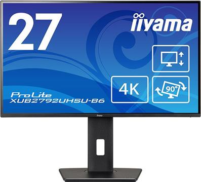 Monitor IIYAMA XUB2792UHSU-B6 27" 4K IPS HDMI/DP/USB