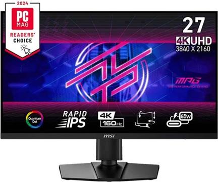 Monitor MSI MPG 274URF QD 27" / UHD / Rapid IPS / 160Hz / 0,5ms GtG (black)