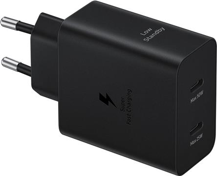 Punjač Samsung 50W Power Duo + 5A kabel crni PN: T5020