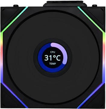 Fan Lian Li UNI FAN TL Wireless LCD 120 ARGB PWM 120mm, Black