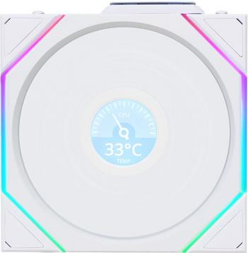 Fan Lian Li UNI FAN TL Wireless LCD 120 Reverse Blade ARGB PWM 120mm, white