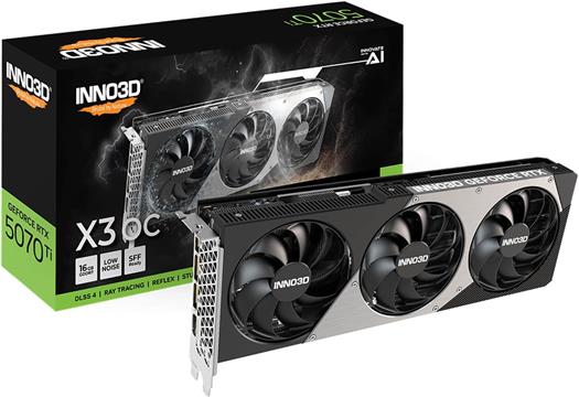 Grafička kartica Inno3D GeForce RTX 5070 Ti X3 OC 16GB