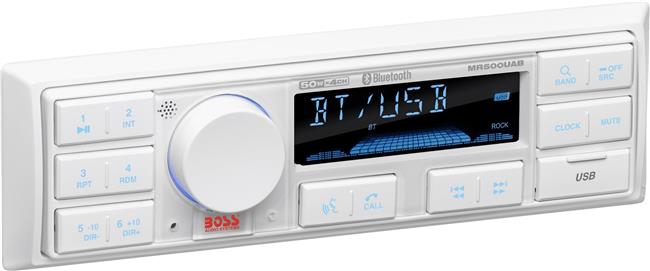 Marine radio BOSS MARINE MR500UAB, 4X50W,MP3/WMA/USB/Aux-in/RDS/BT/Daljinski