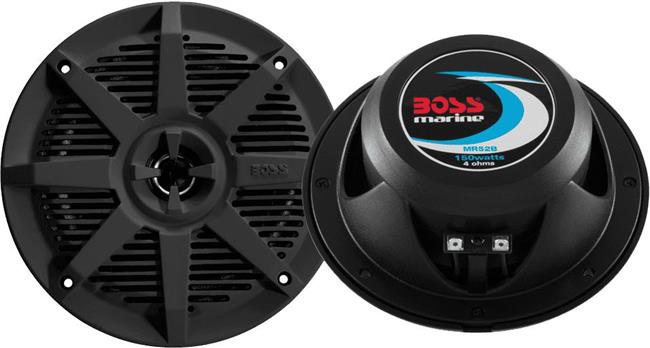 Zvučnici BOSS MARINE MR52B, 5.25", 150W, dvosistemski, crni