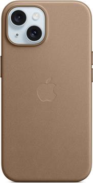 Apple iPhone 15 FineWoven Case with MagSafe taupe