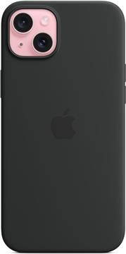 Apple iPhone 15 Plus Silicone Case with MagSafe black