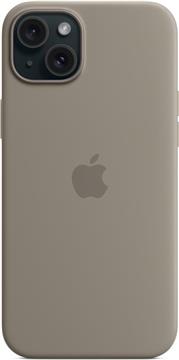 Apple iPhone 15 Plus Silicone Case with MagSafe clay
