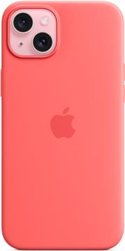 Apple iPhone 15 Plus Silicone Case with MagSafe guava