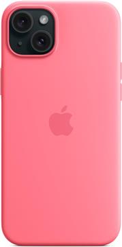 Apple iPhone 15 Plus Silicone Case with MagSafe pink