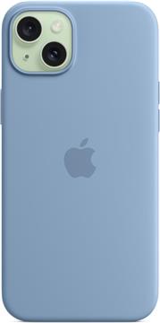 Apple iPhone 15 Plus Silicone Case with MagSafe winter blue
