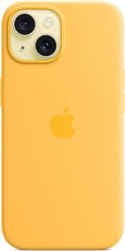 Apple iPhone 15 Silicone Case with MagSafe sunshine