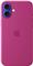 Apple iPhone 16 Plus Silicone Case with MagSafe fuchsia