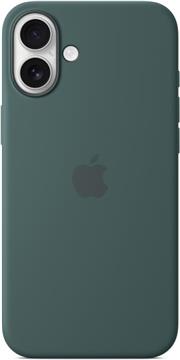 Apple iPhone 16 Plus Silicone Case with MagSafe lake green
