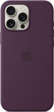 Apple iPhone 16 Pro Max Silicone Case with MagSafe plum