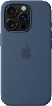Apple iPhone 16 Pro Silicone Case with MagSafe denim