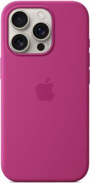 Apple iPhone 16 Pro Silicone Case with MagSafe fuchsia