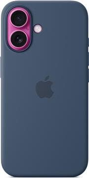 Apple iPhone 16 Silicone Case with MagSafe denim