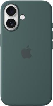 Apple iPhone 16 Silicone Case with MagSafe lake green