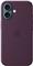 Apple iPhone 16 Silicone Case with MagSafe plum