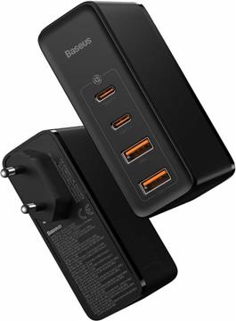 Punjač Baseus GaN2 Pro 2x USB + 2x USB-C 100W EU crni