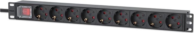 Rack naponska letva Intellinet 715133 1U 9x Schuko utičnica 4000W