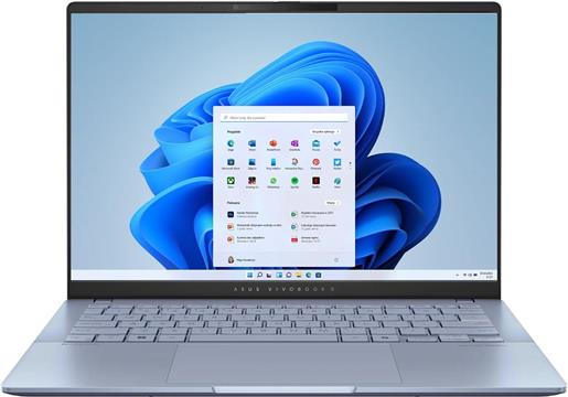 ASUS Vivobook S 14 S5406SA-PP067W Core Ultra 5 Processor 226V 14.0"3K 120Hz 400nits Glossy 16GB LPDDR5X SSD512 Intel Arc Graphics WLAN+BT Cam1080 75WHrs Win11 Mist Blue