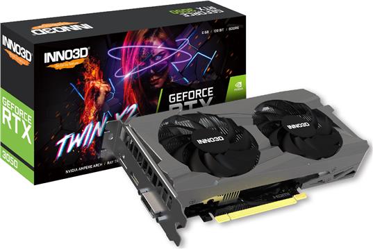 Grafička kartica Inno3D GeForce RTX 3050 6GB TWIN X2 V2 6GB GDDR6