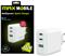 MAXMOBILE KUĆNI PUNJAČ PD SUPER FAST CHARGE Duo TypeC+USB-A,3UTR2076-QP,GaN 65W