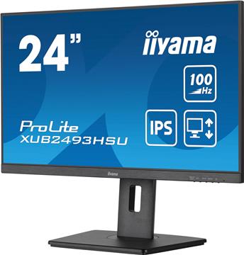 Monitor IIYAMA ProLite XUB2493HSU-B7 23.8" Full HD IPS LED 100Hz 300 cd/m2, mat, crni