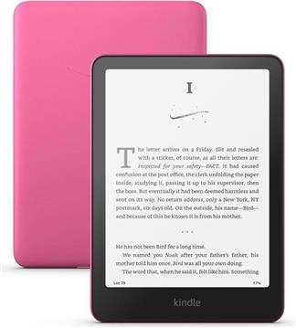 Kindle Paperwhite Ebook Reader (12th Generation) 2024 7 glare-free 16GB Wi-Fi (with ads) Raspberry B0CFPTK5JG