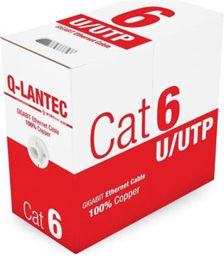A-LAN KIU6PVC305Q networking cable 305 m Cat6 U/UTP (UTP) Grey
