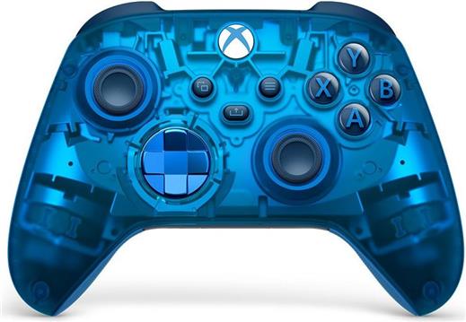 Microsoft Xbox Wireless Controller – Sky Cipher Special Edition Blue Bluetooth Gamepad Analogue / Digital Android, PC, Xbox One, Xbox Series S, Xbox Series X, iOS